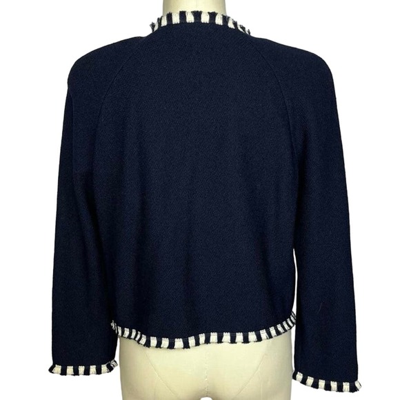 90s Navy St John Cardigan | Size 6 | Vintage - Picture 2 of 3